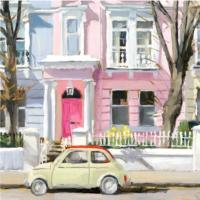 'The Runaround', Image size 13cm x 13cm, mounted 27.5cm x 27cm  