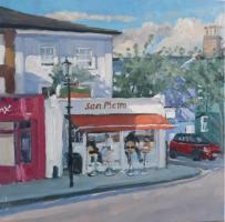 'San Pietro', Oil on board, 20cm x 20cm, Available from The Riverside Gallery - see link on home page