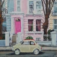 'The Runabout', Oil on board, 20cm x 20cm