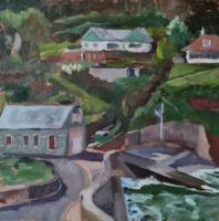 'Inner Hope', Oil on board, 20cm x 20cm. Available from the Mayne Gallery - see link on home page