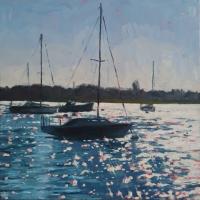 'All That Glitters', Oil on board, 20cm x 20cm