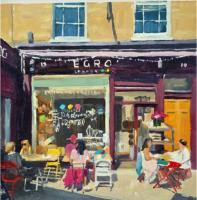 'Sunshine & Shadows', Oil on board, 20cm x 20cm, �495