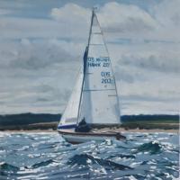 'Jem', Oil on board, 20cm x 20cm