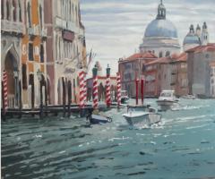 'Santa Maria Della Salute', Oil on board
