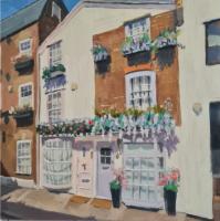 '2 Perrin's Court', Oil on board, 20cm x 20cm