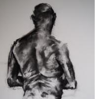 'HH 06 10 2014' Charcoal 28 x 38