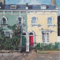 'The End House', Oil on board, 20cm x 20cm