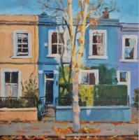 'George Orwell's House', Oil on board, 20cm x 20cm