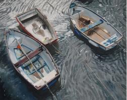 'Light On The Waster 1', Image size 20cm x 25cm, mounted 34.5cm x 38.5cm   